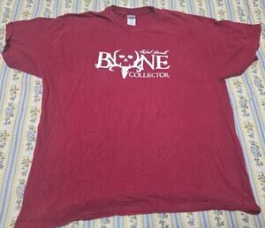 Bone Collector T Shirt Red Y2K M & O Size XL Michael Waddell